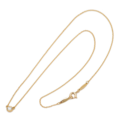 バイザヤード ネックレス ダイヤ約0.2ct K18YG ネックレス