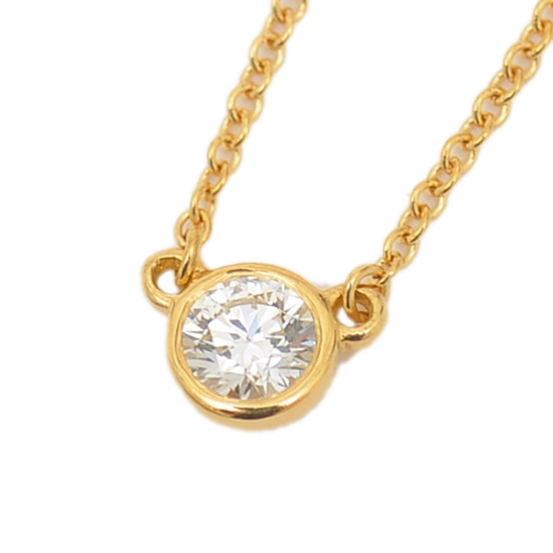 バイザヤード ネックレス ダイヤ約0.2ct K18YG ネックレス