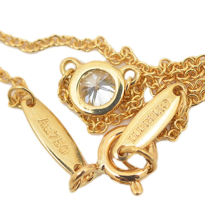 バイザヤード ネックレス ダイヤ約0.2ct K18YG ネックレス