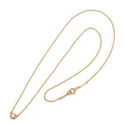 バイザヤード ネックレス ダイヤ約0.18ct K18YG ネックレス
