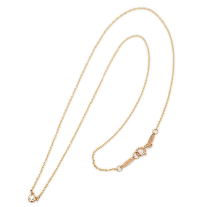 バイザヤード ネックレス ダイヤ約0.08ct K18YG ネックレス