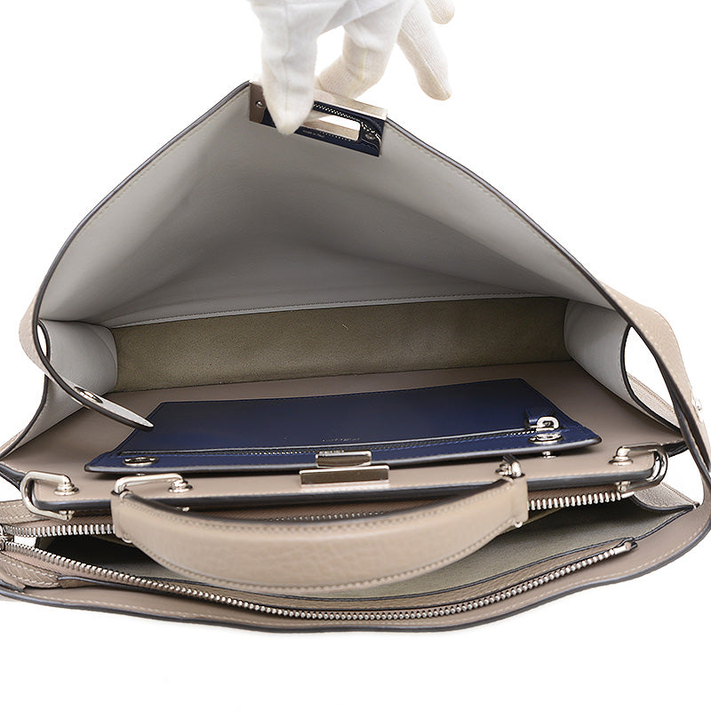 ピーカブー アイシーユー ミディアム 2WAYバッグ レザー グレージュ 7VA529 ハンドバッグ