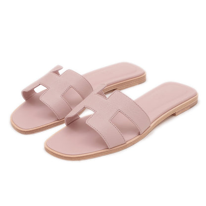 サンダル オラン レザー ピンク レディース #36 H021056Z サンダル