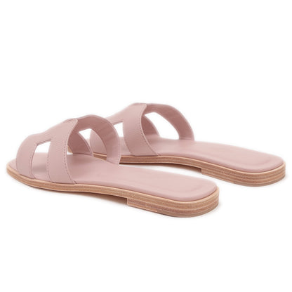 サンダル オラン レザー ピンク レディース #36 H021056Z サンダル