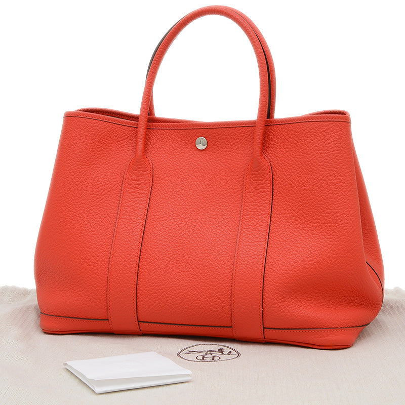 ガーデンパーティPM 36 ネゴンダ ルージュトマト X刻印 トートバッグ