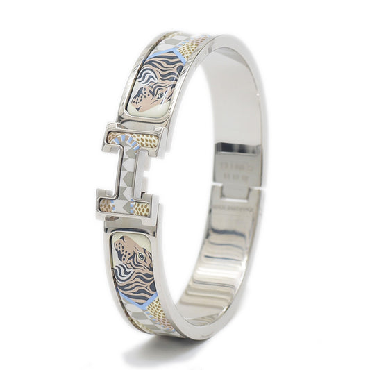 エナメル ブレスレット クリックH ランタン バルーン ラウンデル ブレスレット