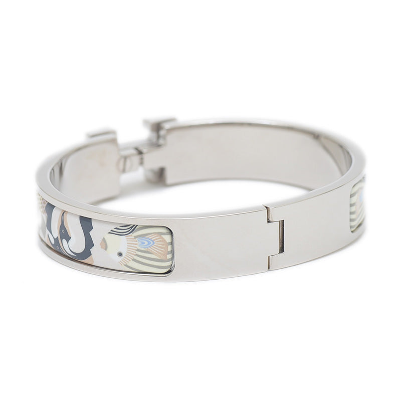 エナメル ブレスレット クリックH ランタン バルーン ラウンデル ブレスレット