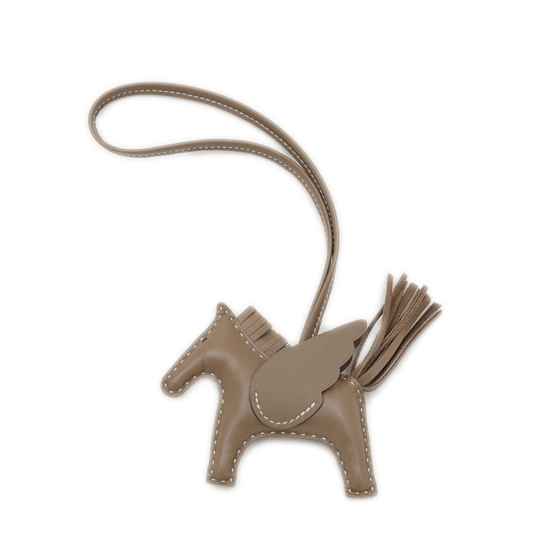 ロデオ ペガサス PM バッグチャーム エトゥープ W刻印 バッグチャーム