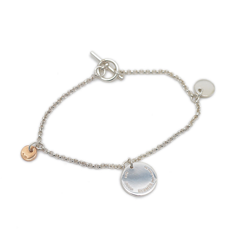 エクスリブリスPM ブレスレット SV925/K18PG SHサイズ ブレスレット