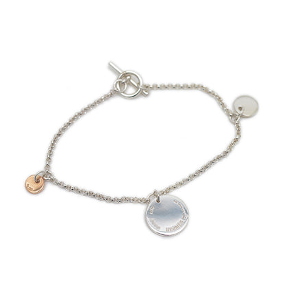 エクスリブリスPM ブレスレット SV925/K18PG SHサイズ ブレスレット