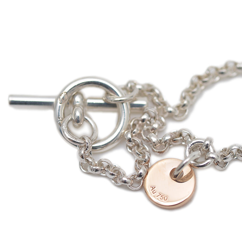 エクスリブリスPM ブレスレット SV925/K18PG SHサイズ ブレスレット