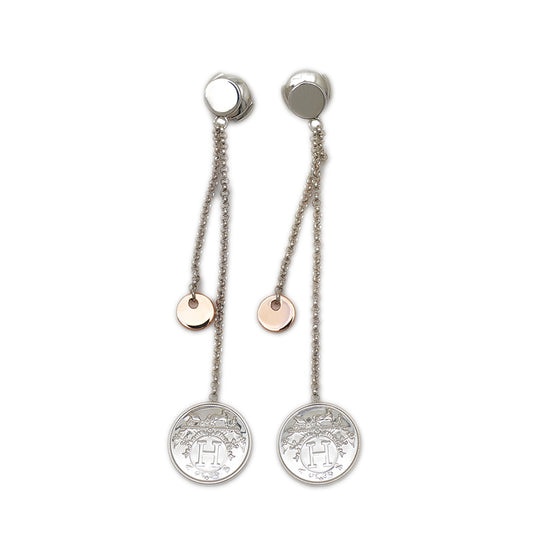 エクスリブリス PM ピアス シルバー/ピンクゴールド SV925/K18PG ピアス