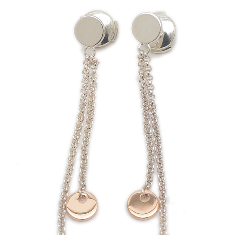 エクスリブリス PM ピアス シルバー/ピンクゴールド SV925/K18PG ピアス