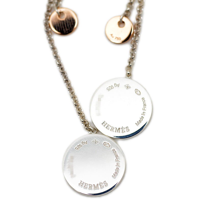 エクスリブリス PM ピアス シルバー/ピンクゴールド SV925/K18PG ピアス