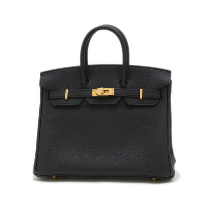 バーキン25 トゴ ブラック マットゴールド金具 K刻印 ハンドバッグ