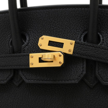 バーキン25 トゴ ブラック マットゴールド金具 K刻印 ハンドバッグ