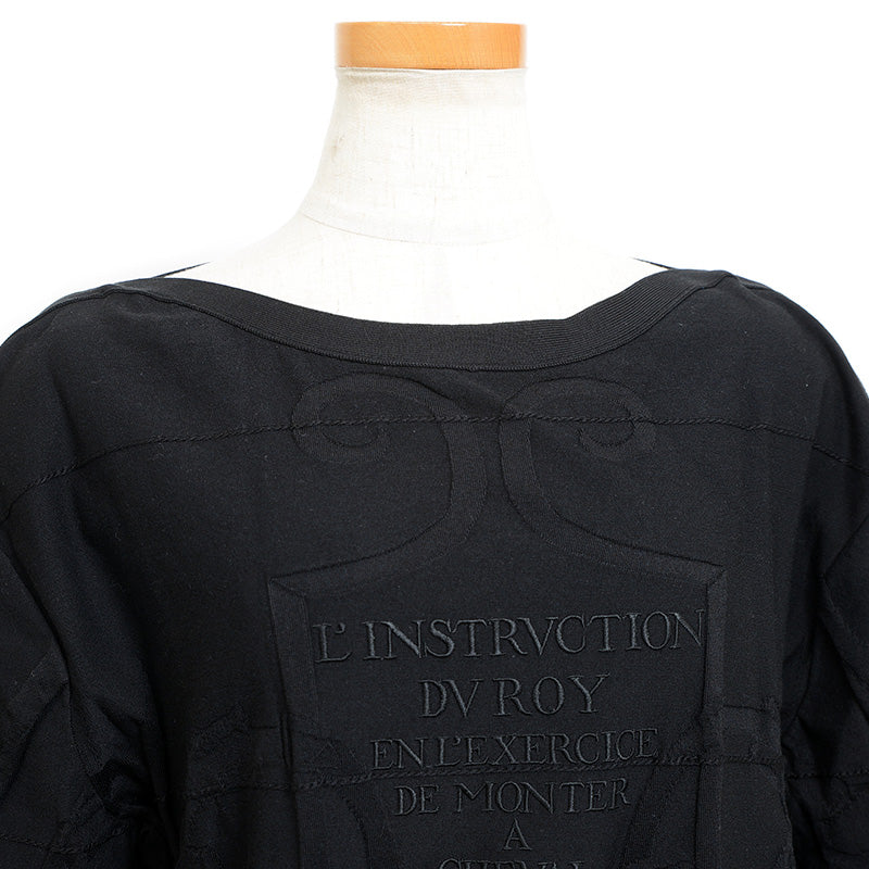 半袖ニット シルク混 ブラック レディース #44 ニット