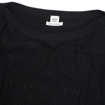 半袖ニット シルク混 ブラック レディース #44 ニット