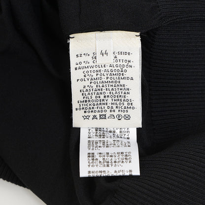 半袖ニット シルク混 ブラック レディース #44 ニット