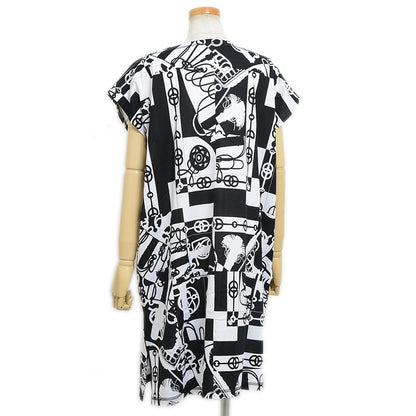 ノースリーブワンピース クリケティス コットン ホワイト/ブラック レディース44 ワンピース