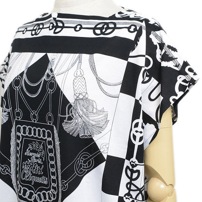 ノースリーブワンピース クリケティス コットン ホワイト/ブラック レディース44 ワンピース