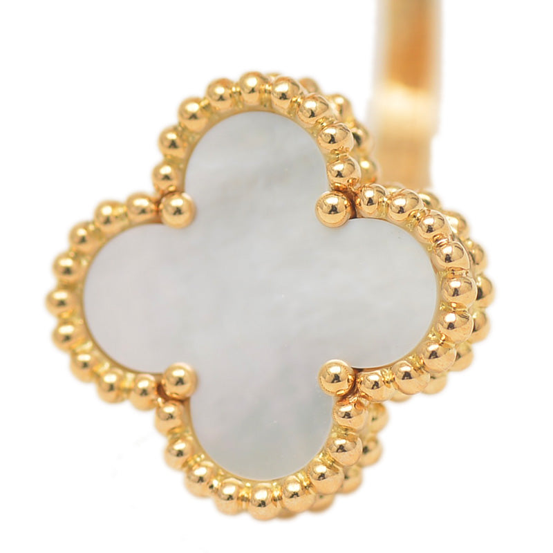 マジックアルハンブラ アントレ レ ドア リング K18YG マザーオブパール #56 リング・指輪