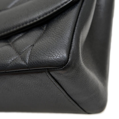 ダイアナ チェーンショルダー キャビアスキン ブラック A01165 ショルダーバッグ