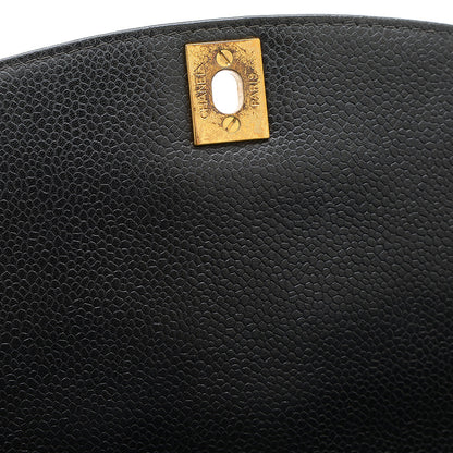 ダイアナ チェーンショルダー キャビアスキン ブラック A01165 ショルダーバッグ