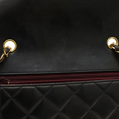 ダイアナ シングルチェーンショルダー ラムスキン ブラック ゴールド金具 A01165 ショルダーバッグ