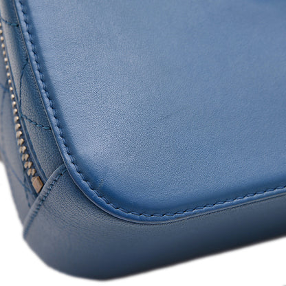 ココマーク 2WAYチェーンショルダー カーフスキン ブルー ゴールド金具 A93464 ショルダーバッグ