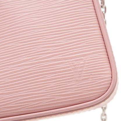 エピ イージーポーチ ショルダーバッグ ローズバレリーヌ M80483 ショルダーバッグ