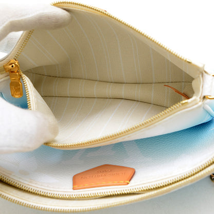 モノグラムジャイアント ミュルティ ポシェット アクセソワール ブルー M57633 ショルダーバッグ