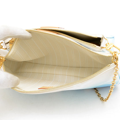 モノグラムジャイアント ミュルティ ポシェット アクセソワール ブルー M57633 ショルダーバッグ