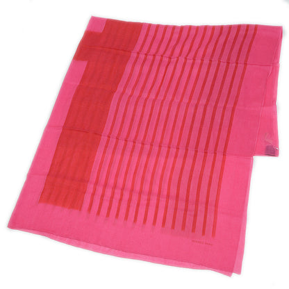 大判ショール 140 H バイブレーション カシミヤ混 ローズ/ルージュ ストール