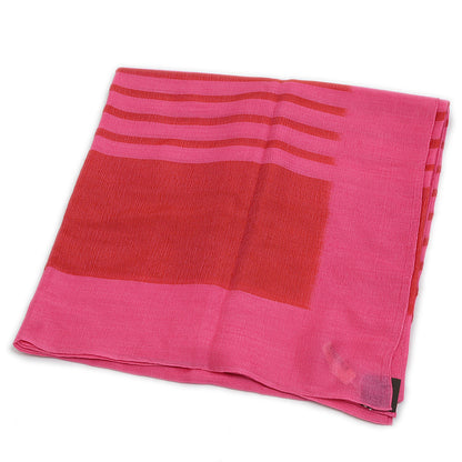 大判ショール 140 H バイブレーション カシミヤ混 ローズ/ルージュ ストール