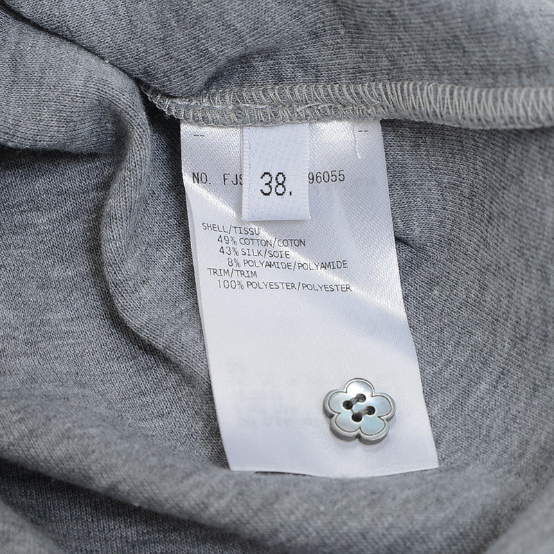 半袖Tシャツ シルク混 グレー レディース #38 FJS116A 半袖Ｔシャツ