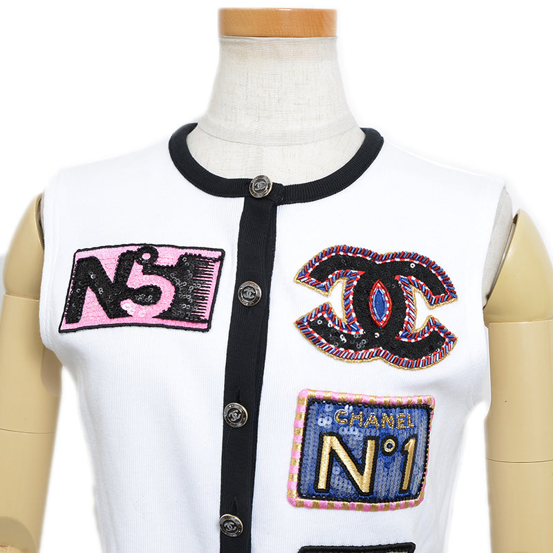 ジャンプスーツ エンブロイダリー コットン ホワイト/マルチカラー #36 ツナギ