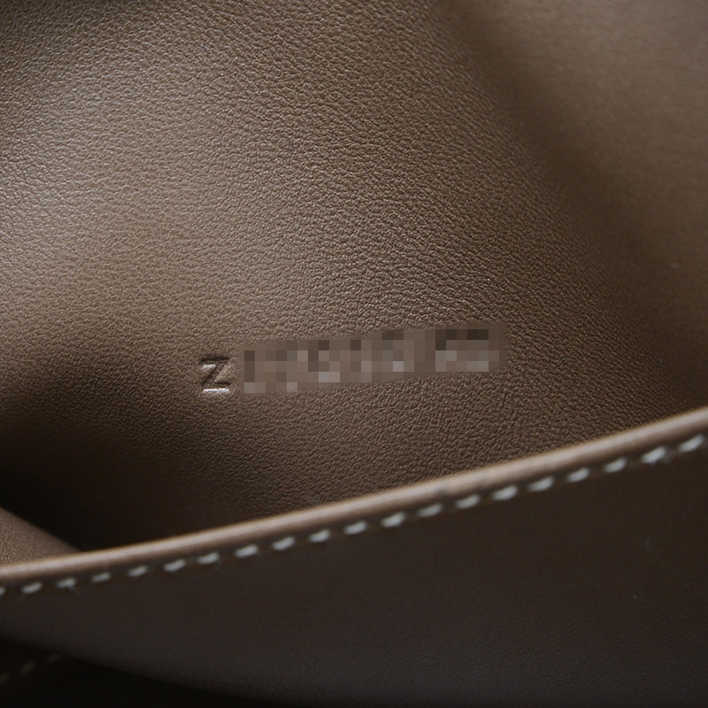 ボリード1923 ミニ シェーブル エトゥープ ゴールド金具 Z刻印 ハンドバッグ