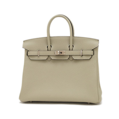 バーキン25 トゴ セージ シルバー金具 Z刻印 ハンドバッグ