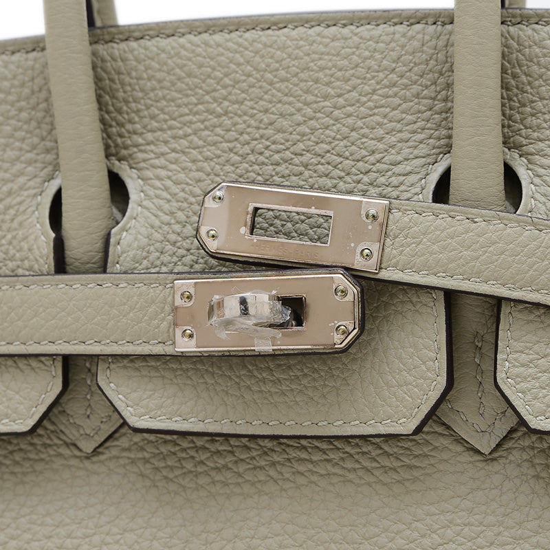 バーキン25 トゴ セージ シルバー金具 Z刻印 ハンドバッグ