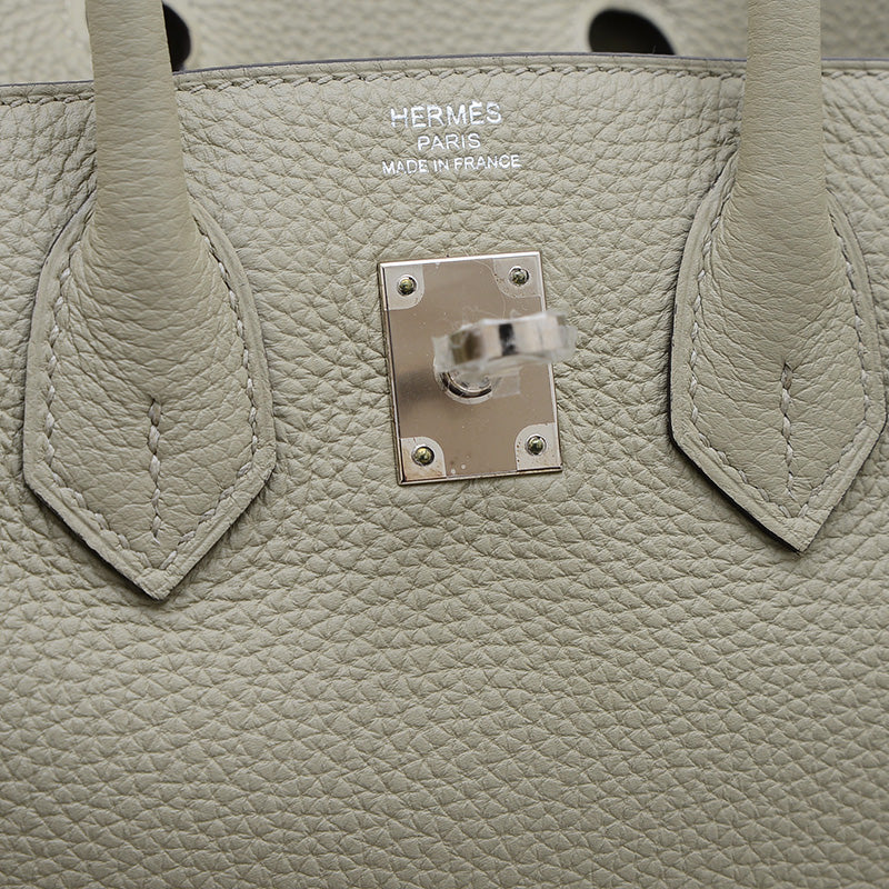 バーキン25 トゴ セージ シルバー金具 Z刻印 ハンドバッグ