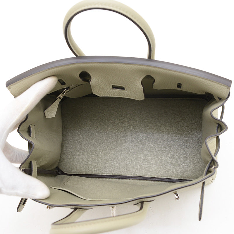バーキン25 トゴ セージ シルバー金具 Z刻印 ハンドバッグ