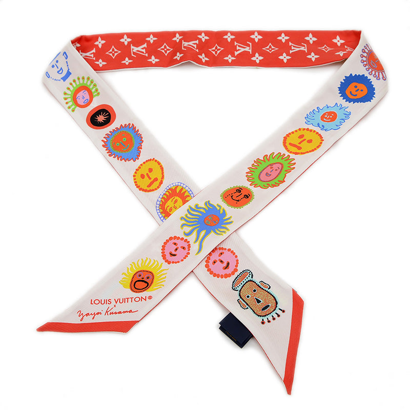 バンドーBB スカーフ 草間彌生 YK×フェイス マルチカラー シルク M78312 スカーフ