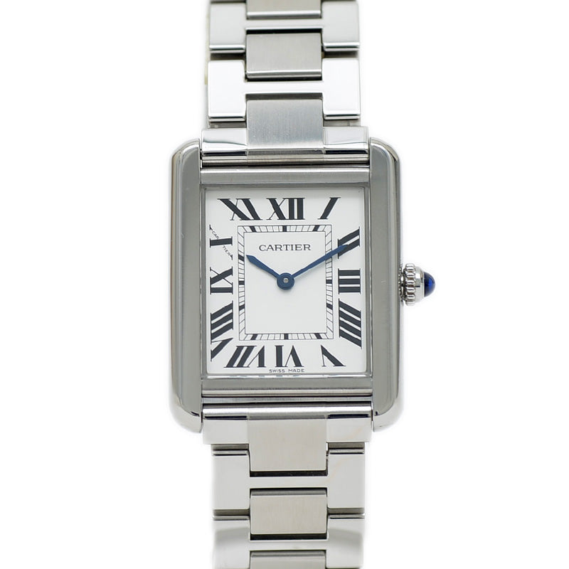 タンクソロ SM レディース シルバー文字盤 クォーツ W5200013 腕時計