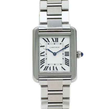 タンクソロ SM レディース シルバー文字盤 クォーツ W5200013 腕時計