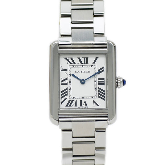 タンクソロ SM レディース シルバー文字盤 クォーツ W5200013 腕時計