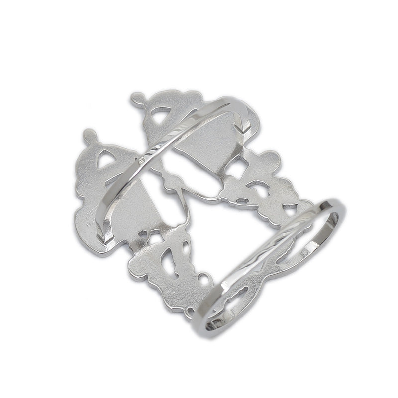 スカーフリング ブリッドドゥガラ シルバー カレ70用 スカーフリング