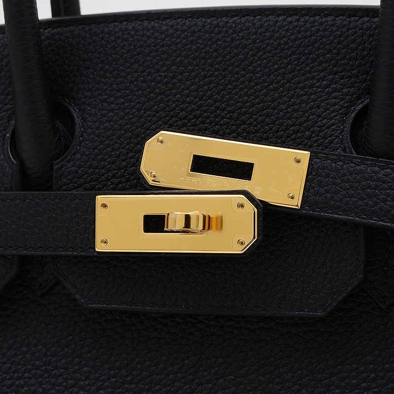 バーキン30 トゴ ブラック ゴールド金具 K刻印 ハンドバッグ