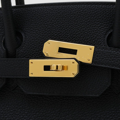 バーキン30 トゴ ブラック ゴールド金具 K刻印 ハンドバッグ