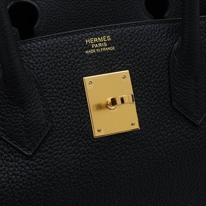 バーキン30 トゴ ブラック ゴールド金具 K刻印 ハンドバッグ